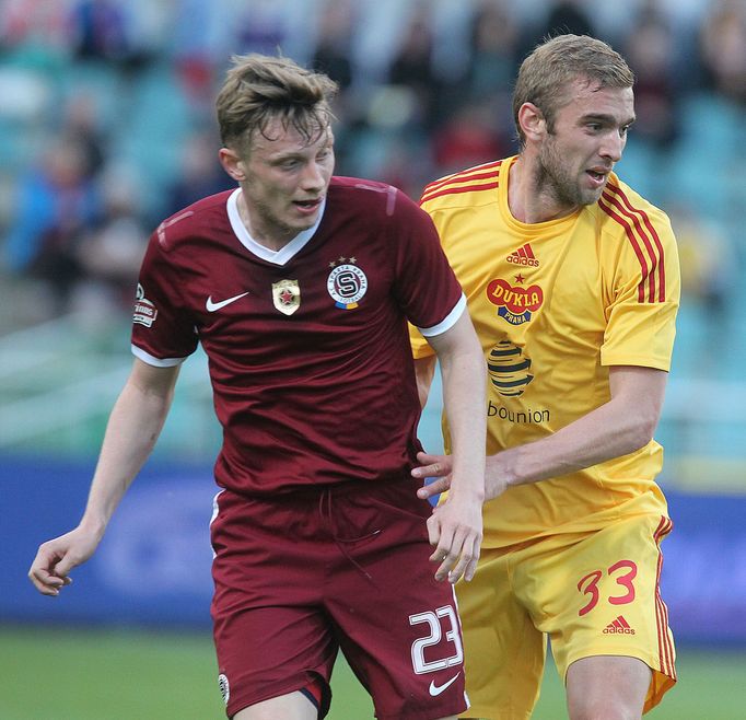 GL, Dukla-Sparta: Marek Hlinka (33) - Ladislav Krejčí (23)