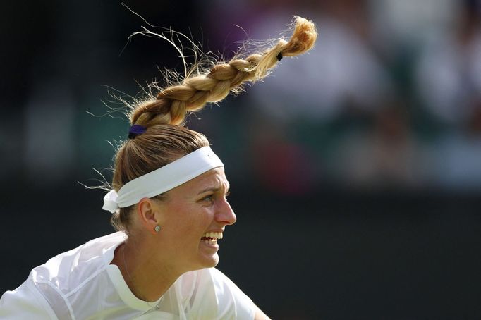 Petra Kvitová ve třetím kole Wimbledonu 2022