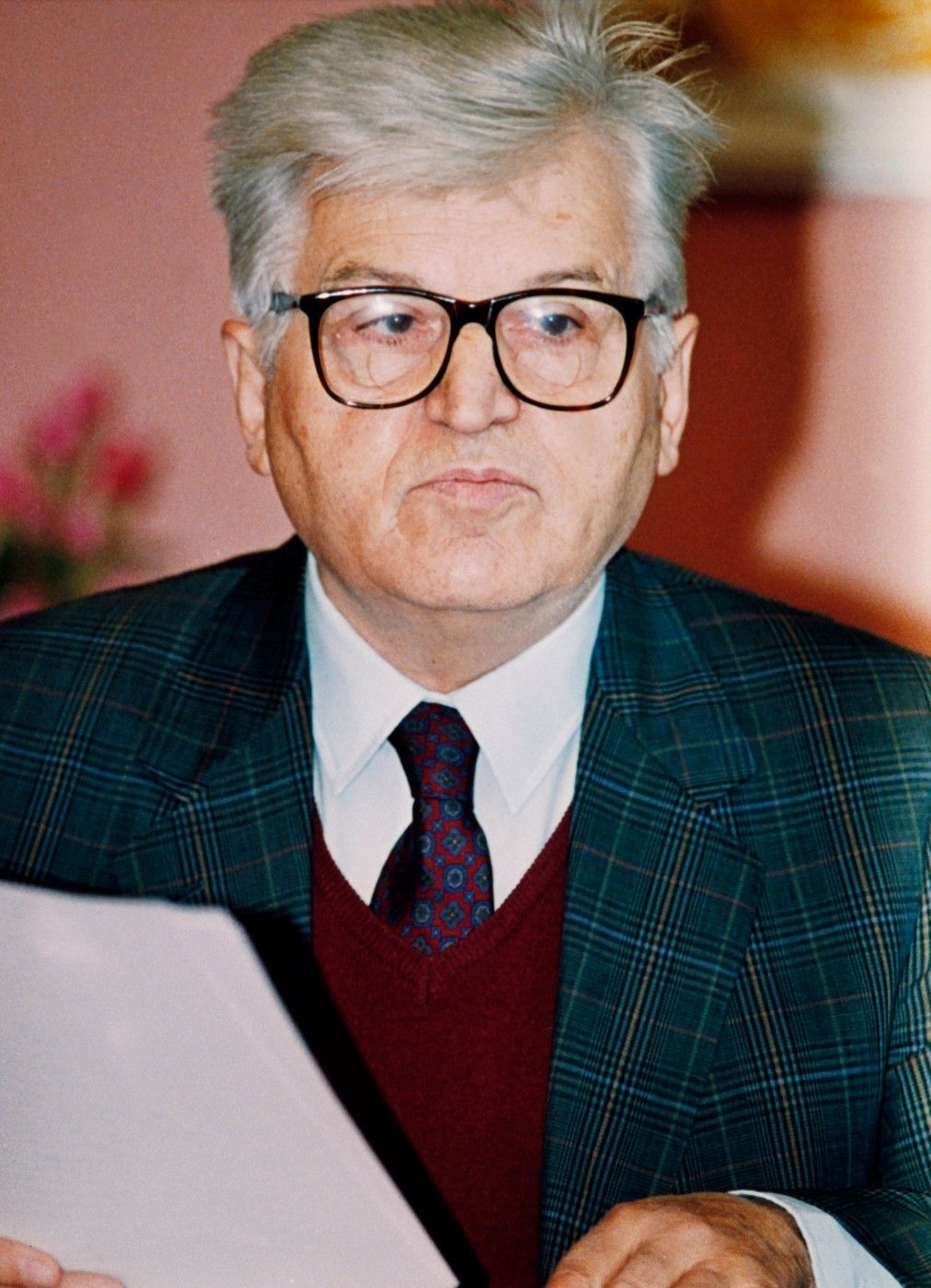 Dobrica Ćosić - jugoslávský spisovatel a prezident z let 1992-1993