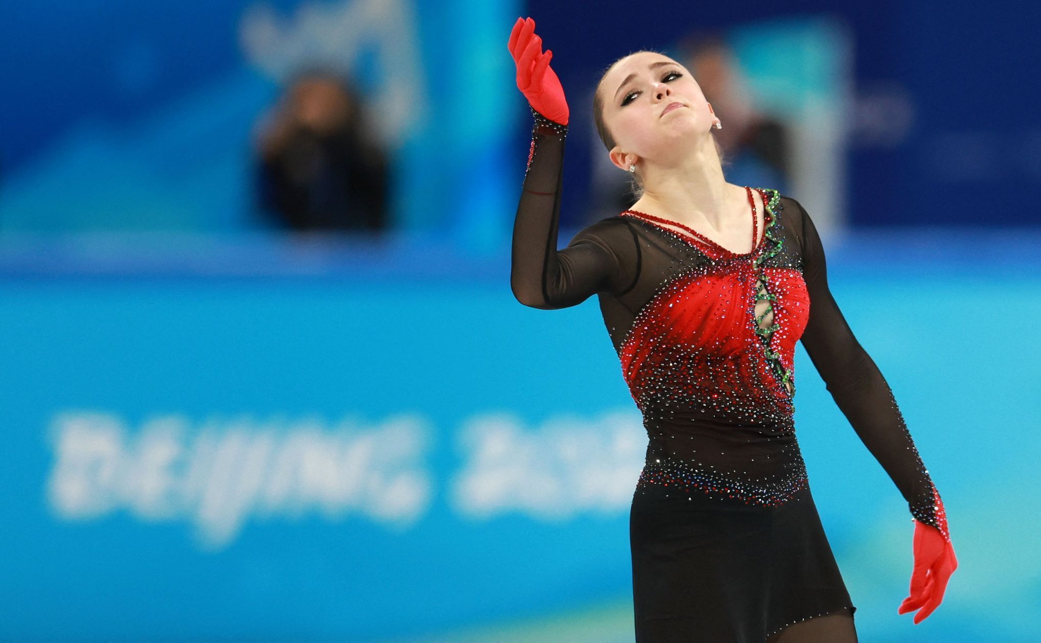 Kamila Valijevová na olympiádě v Pekingu 2022