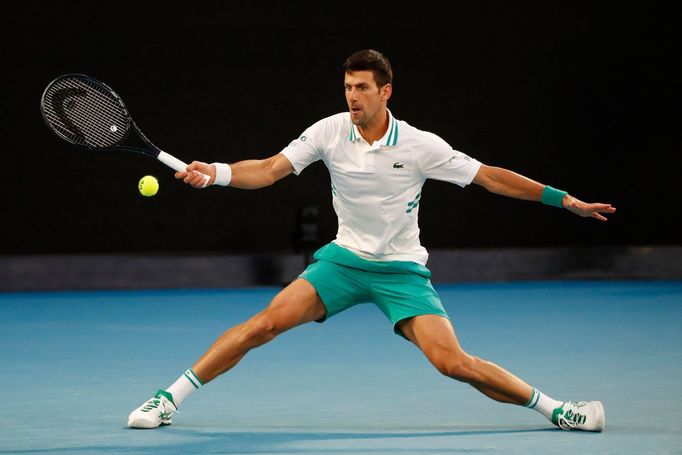 Novak Djokovič ve finále Australian Open 2021