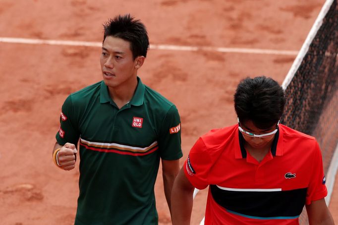 French Open 2017: Kei Nišikori a Čong Hjon