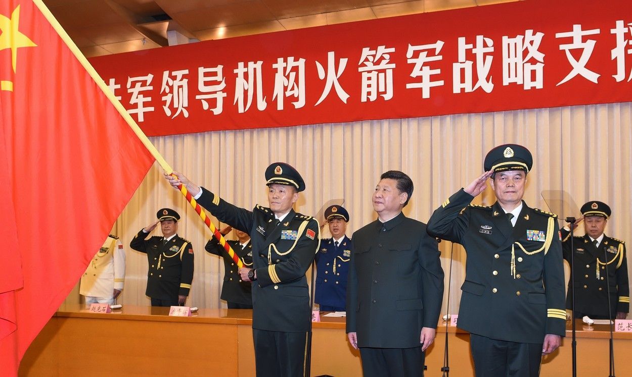 čína armáda raketové síly si ťin-pching