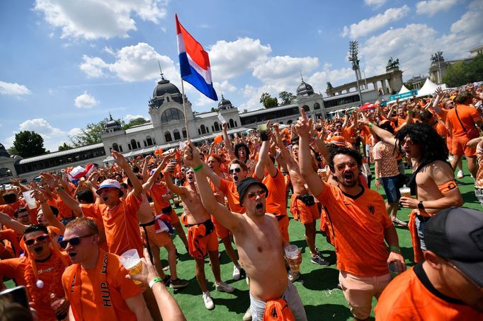 Česko - Nizozemsko, osmifinále Euro 2021, fanoušci