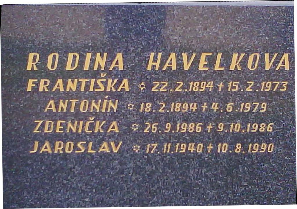 Stopy totality: 2_Havelka_nahrobek