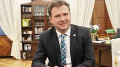 Předseda Poslanecké sněmovny Radek Vondráček (ANO) v rozhovoru pro Aktuálně.cz 25. října 2018