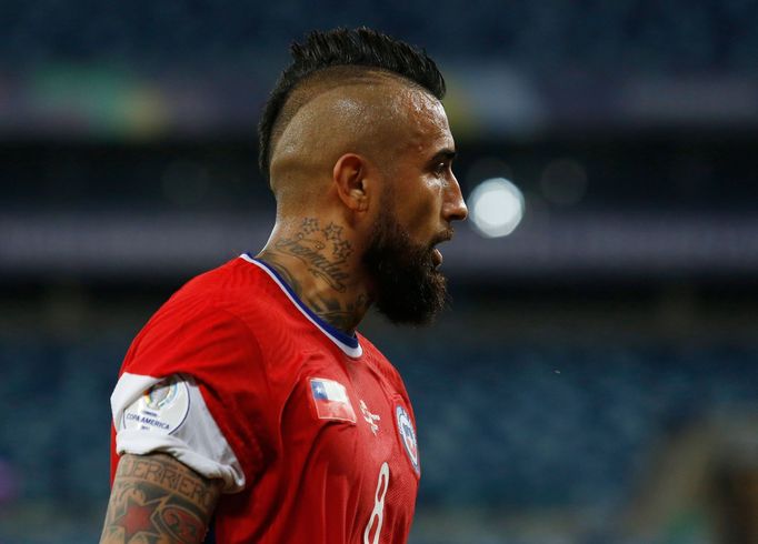 Soccer Football - Copa America 2021 - Group A - Chile v Bolivia - Arena Pantanal, Cuiaba, Brazil - June 18, 2021 Chile's Arturo Vidal REUTERS/Carla Carniel