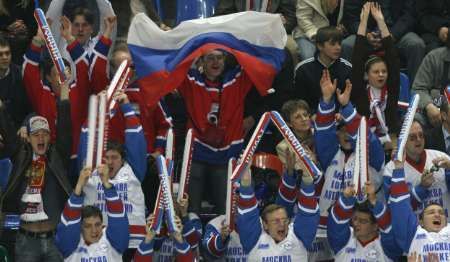 Fanoušci na MS v hokeji