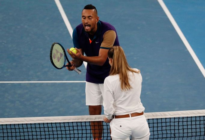 Australian Open 2021, 3. den (Nick Kyrgios, Marijana Veljovičová)