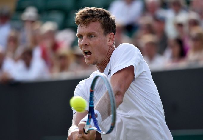 Tomáš Berdych ve druhém kole na Wimbledonu 2015