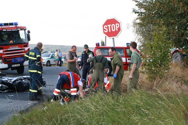 Smrtelná nehoda motorkáře