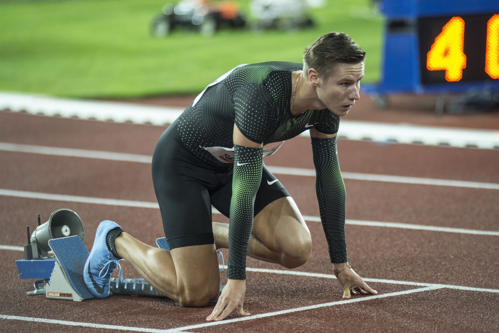 atletika, Zlatá tretra 2018, Pavel Maslák (400 m)