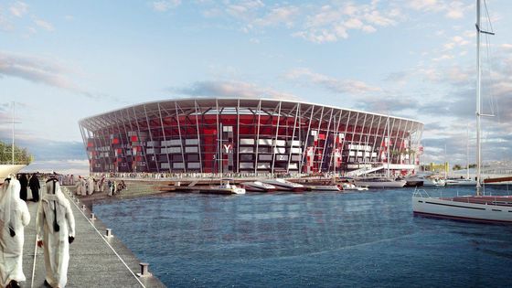 Ekologický a snadno demontovatelný. Katar staví pro fotbalové mistrovství světa stadion z kontejnerů