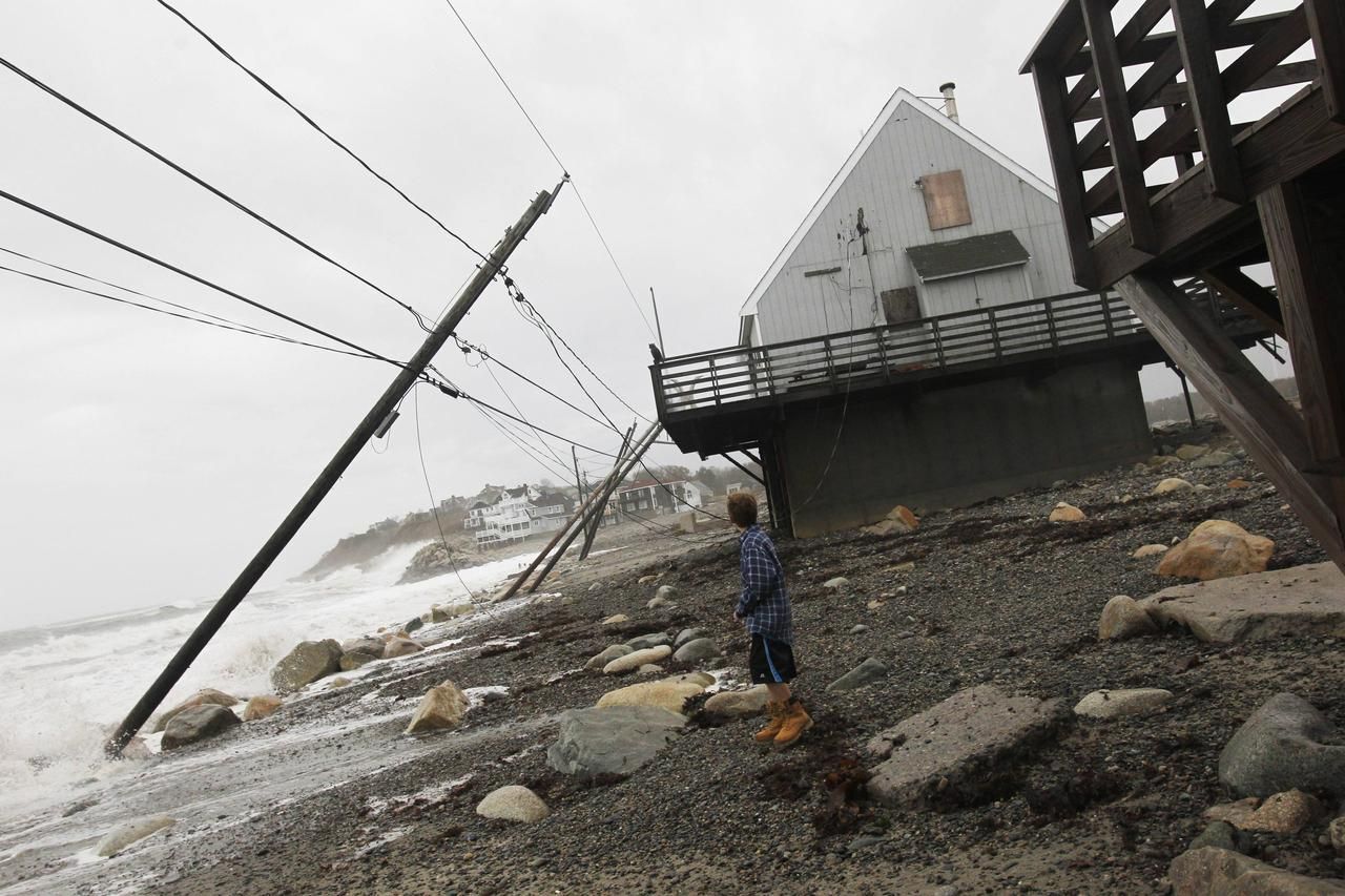 Foto: Bouře Sandy řádí na východním pobřeží USA