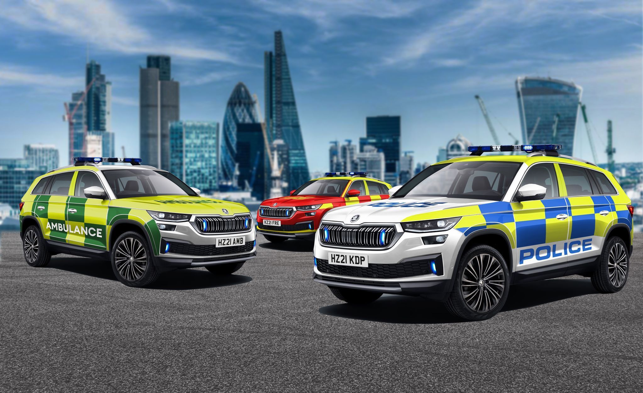 Škoda Kodiaq pro britské záchranné složky