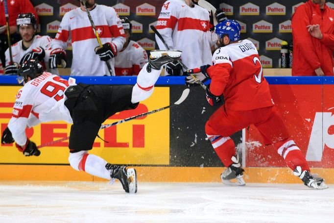 MS 2017, Česko-Švýcarsko: Radko Gudas - Damien Brunner