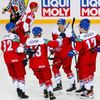 Česká radost v zápase Česko - Bělorusko na MS 2021