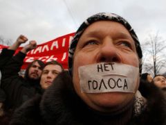 Loňské protesty v Moskvě.