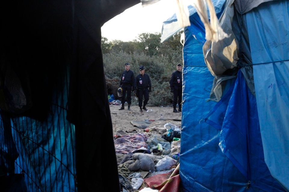 Francouzská "džungle", Calais