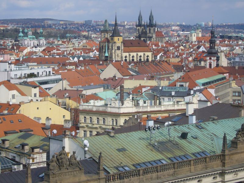 Praha ze střechy Národního divadla 11