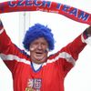 Čeští fanoušci během čtvrtfinále MS 2024 Česko - USA