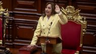 Prozatímní prezidentka Peru Dina Boluarteová