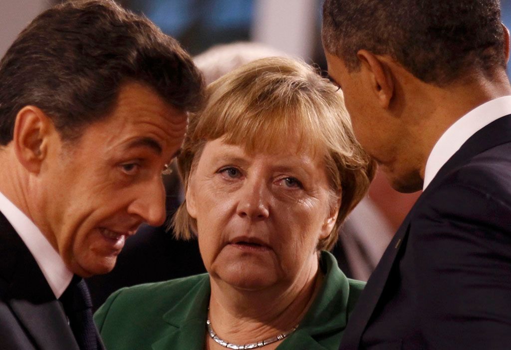 Summit G20: Merkelová, Sarkozy, Obama