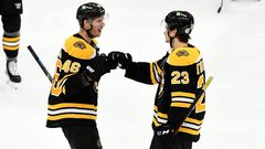 hokej, NHL 2021, Philadelphia Flyers at Boston Bruins, David Krejčí, Jack Studnicka