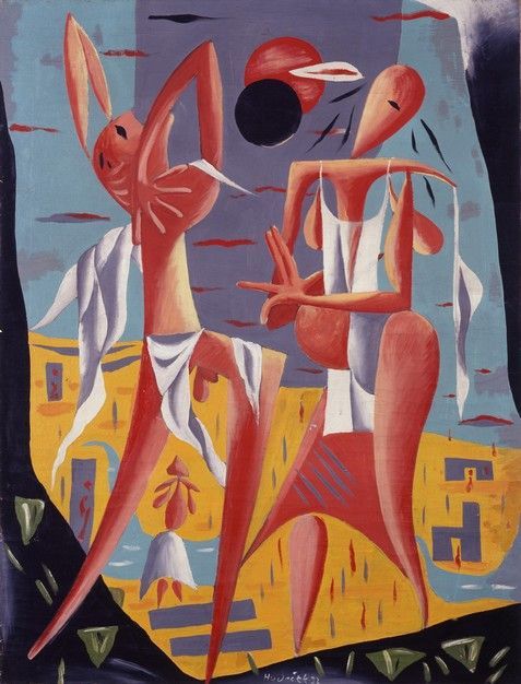 František Hudeček: Zatmění slunce, 1932