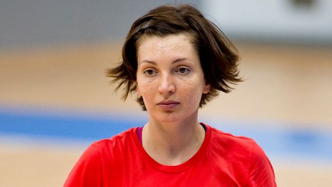 Basketbalistka Tereza Pecková.