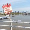 Londýn - Extinction Rebellion. Protesty proti změnám klimatu