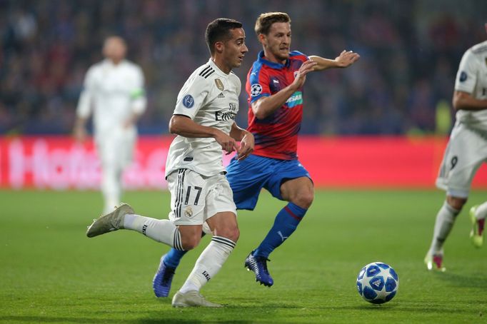 Gareth Bale v zápase LM Plzeň - Real Madrid