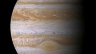 Jupiter, jak jej zaznamenal telskop Cassini