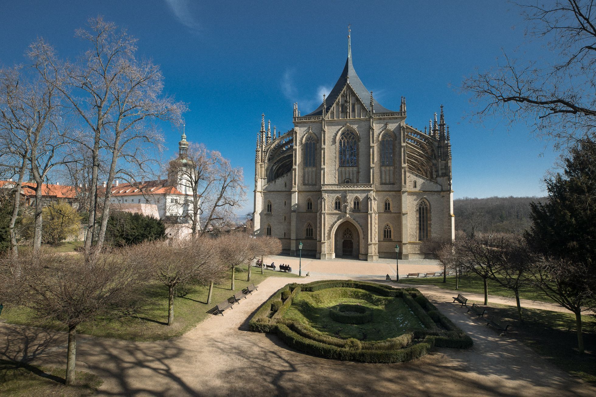 Kutná Hora, turismus, chrám svaté Barbory, Kostnice Sedlec, Katedrála Nanebevzetí Panny Marie a sv. Jana Křtitele