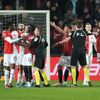 Strkanice v závěru derby Sparta - Slavia ve 27. kole Fortuna:Ligy