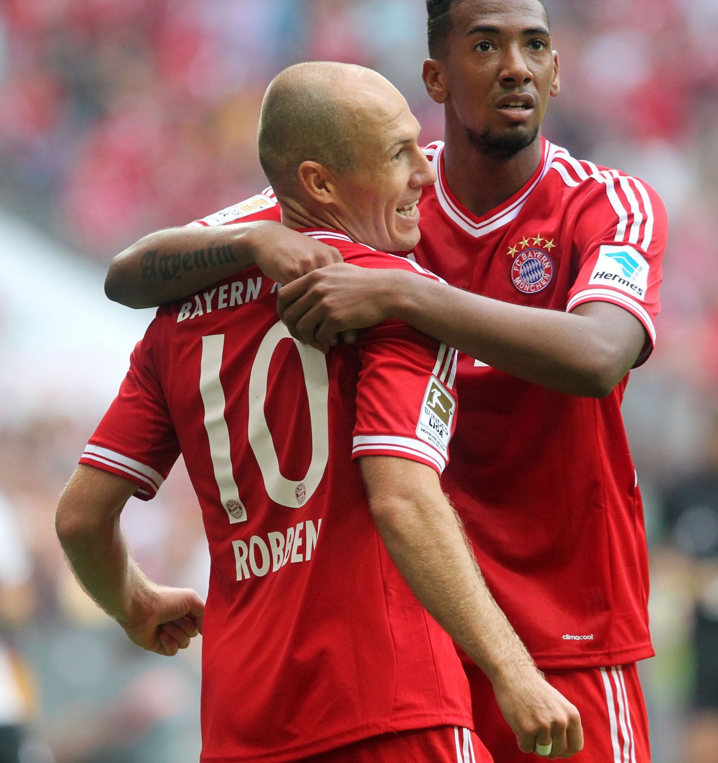Bundesliga, Bayern Mnichov - 1. FC Norimberk (Arjen Robben, Jerome Boateng)