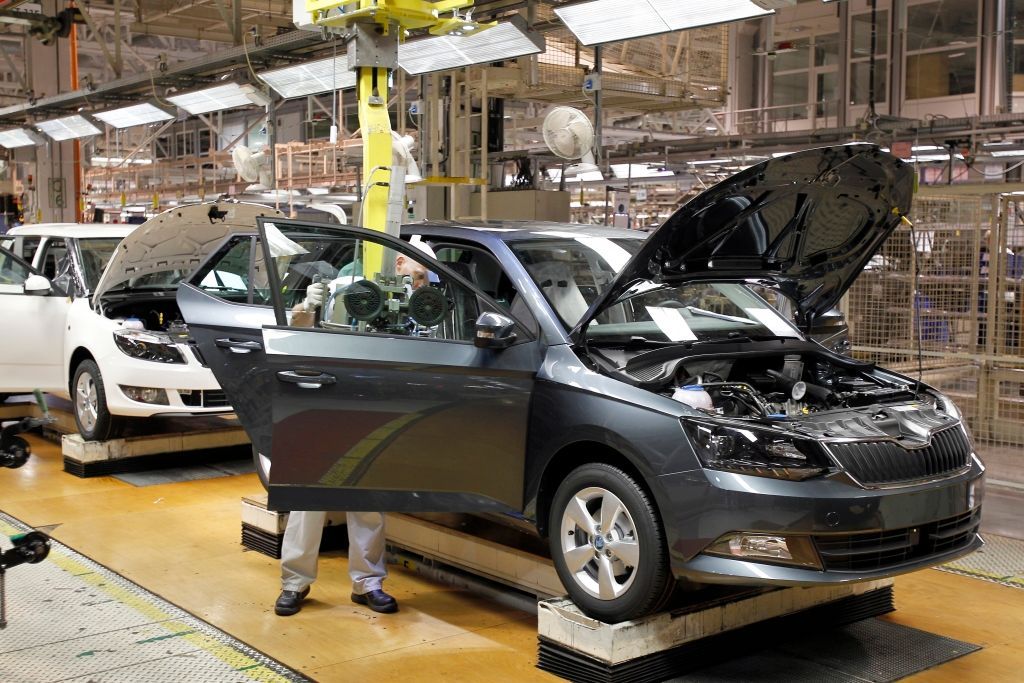 Továrna Škoda Auto, automobilka, výroba