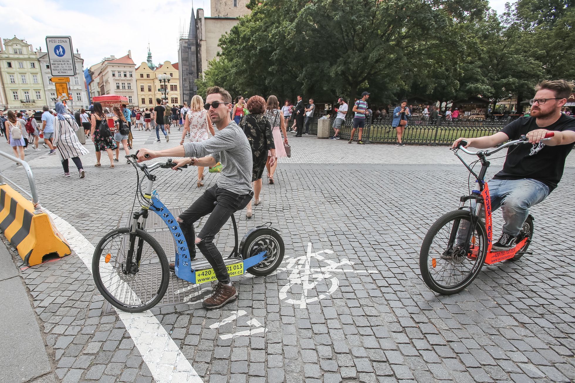 Zákaz a omezení cyklistů na Praze 1