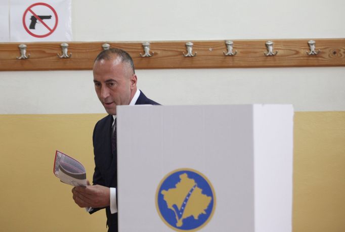 Ramush Haradinaj, kandidát na kosovského premiéra.