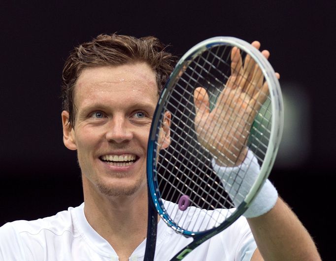 Tomáš Berdych na turnaji v Rotterdamu