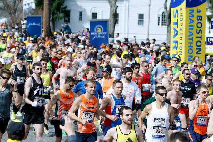 Bostonský maraton je velmi populární. Je to nejstarší maraton světa a pro celý Boston obvykle velká oslava.