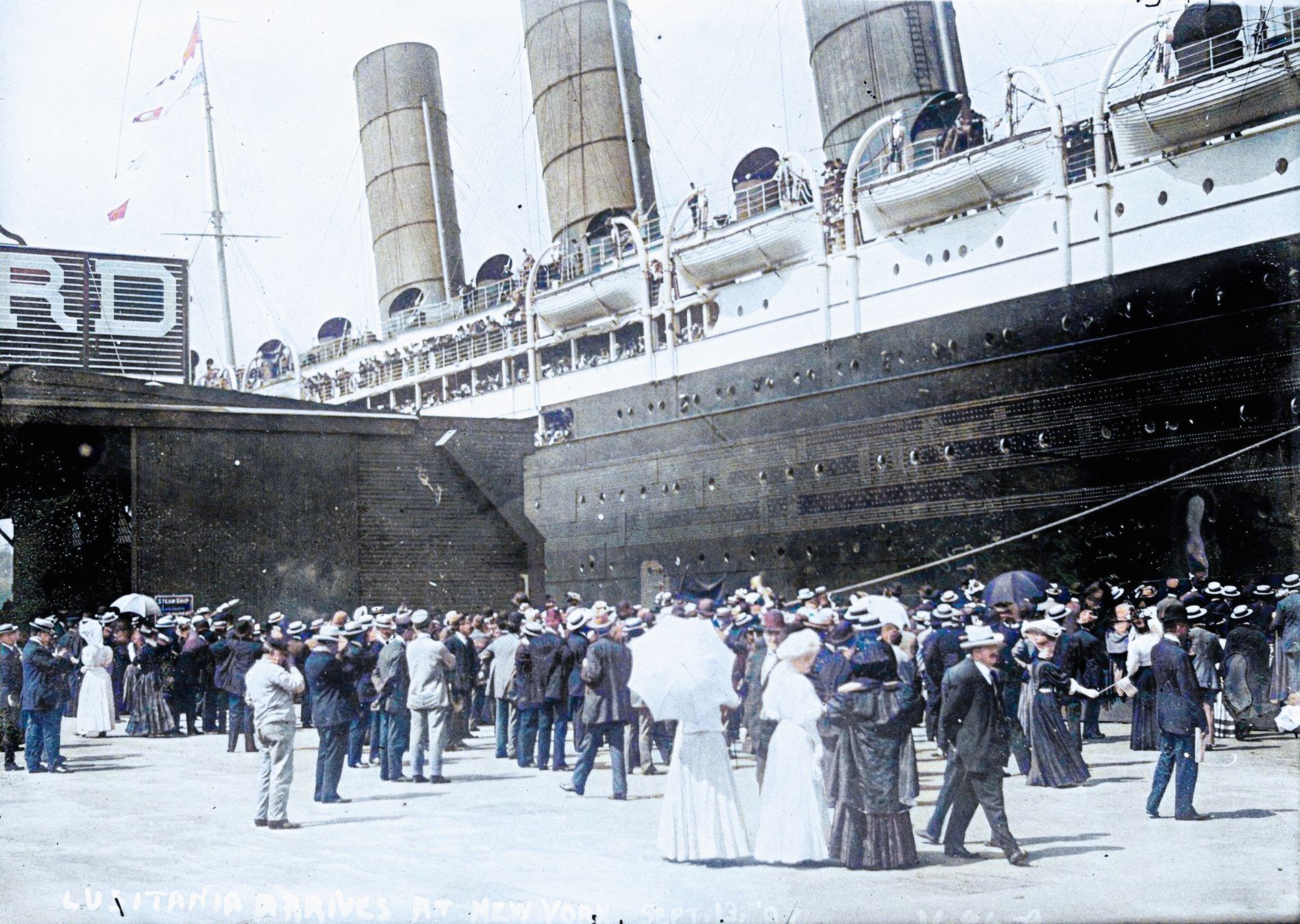 Parník Lusitania, loď, tragédie, neštěstí, potopení, výročí, historie, 1. světová válka