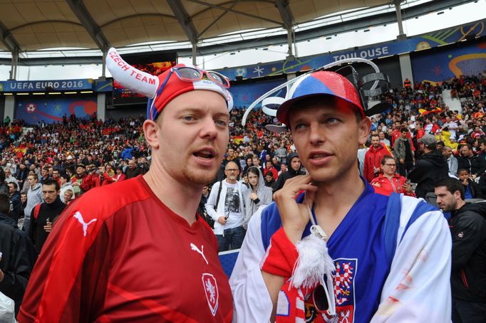 Euro 2016, Česko-Španělsko: čeští fanoušci