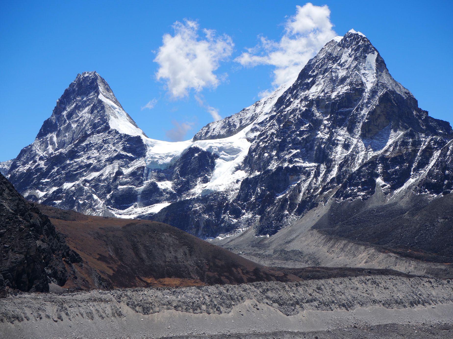 Zdeněk Hák a Jaroslav Bánský na Kanchung Shar (2021)