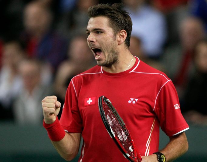 Davis Cup, Švýcarsko - Česko: Stanislas Wawrinka