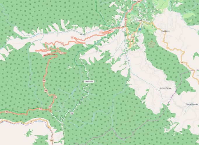 Cestu v roce 1995 pokřtili na Nejnebezpečnější silnici světa, je dlouhá cca 60 km a je místem, kde v minulosti každoročně tragicky zakončily svůj život až 3 stovky lidí.