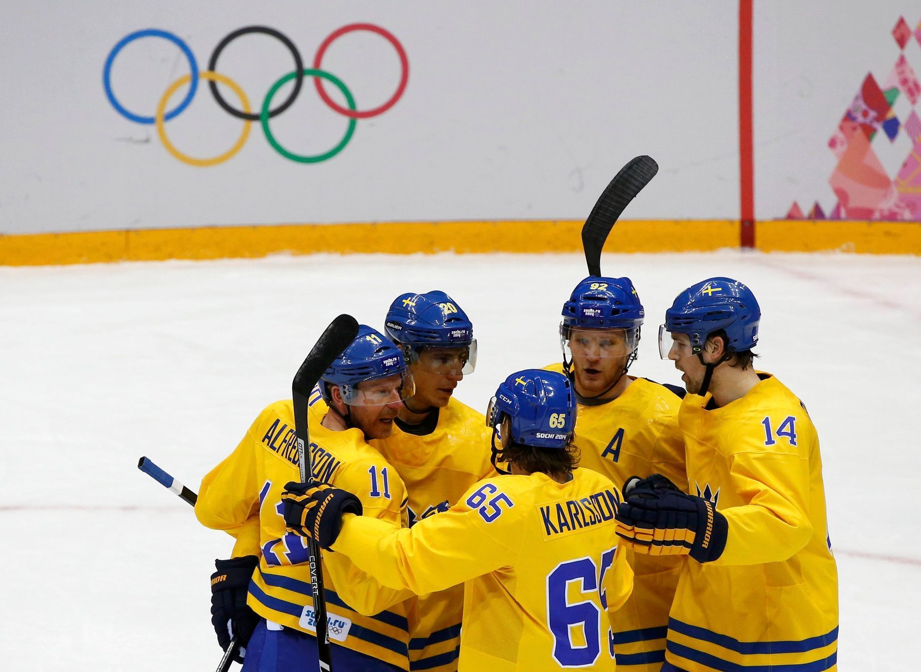 Soči 2014: Švédsko - Slovinsko (hokej, muži, čtvrtfinále 1)