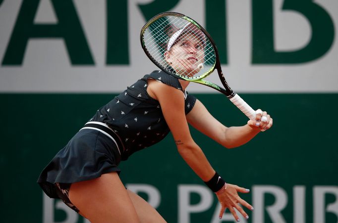 Markéta Vondroušová ve čtvrtfinále French Open 2019