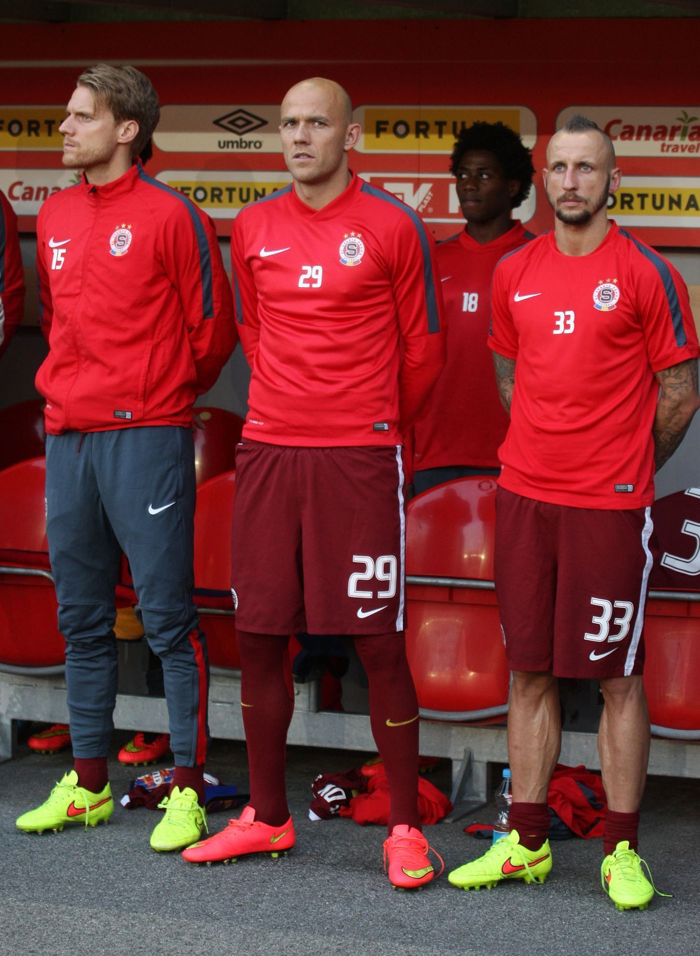 SL, Slavia-Sparta: Radoslav Kováč (15), Roman Bednář (29), Michal Breznaník (33)