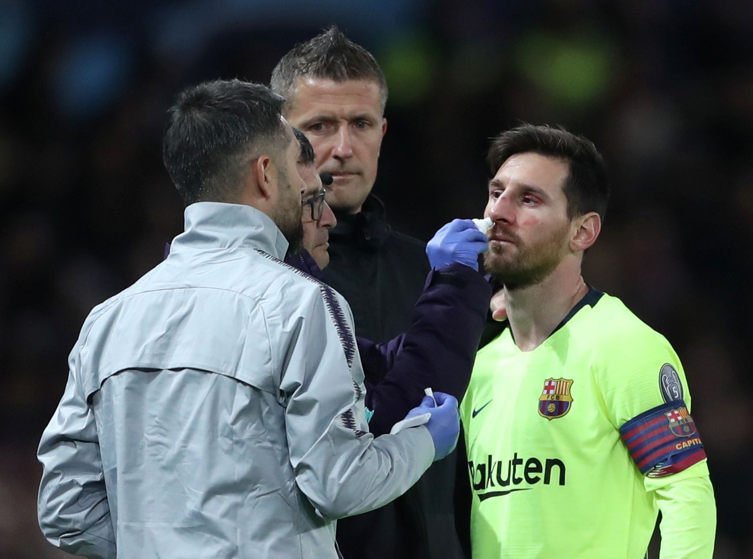 Lionel Messi (Barcelona) ve čtvrtfinále Ligy mistrů 2019